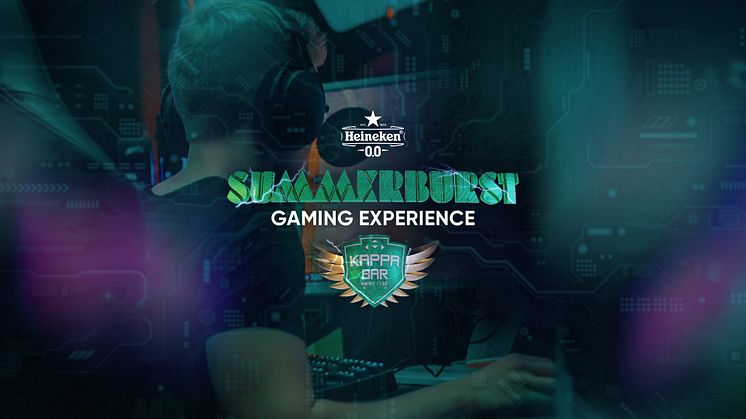 SUMMERBURST PRESENTERAR ”SUMMERBURST GAMING EXPERIENCE” OCH GÖR LIVE-GAMING TILL EN DEL AV FESTIVALEN