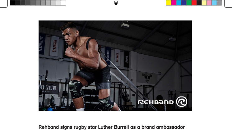 Rehband signs rugby star Luther Burrell as a brand ambassador 