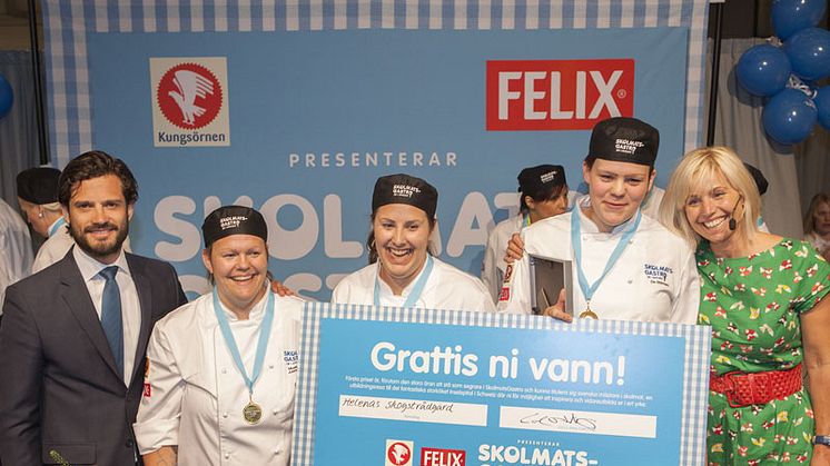I Skövde finns Sveriges bästa skolkockar - tog hem segern i Skolmatsgastro 2014