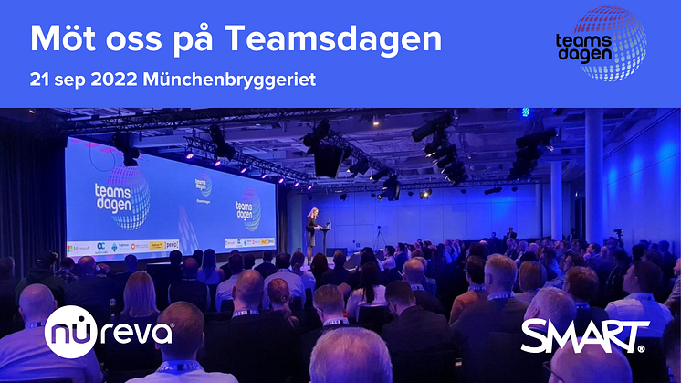 Möt oss på Teamsdagen 21 september