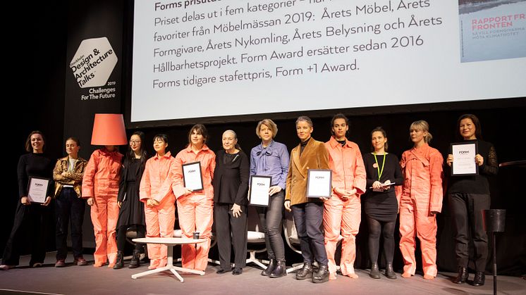 Form Award 2019 - här är alla vinnarna (foto: Rana Van Pellecom)