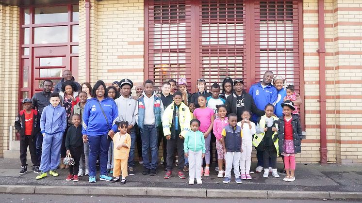 Members of African Challenge Scotland in Springburn