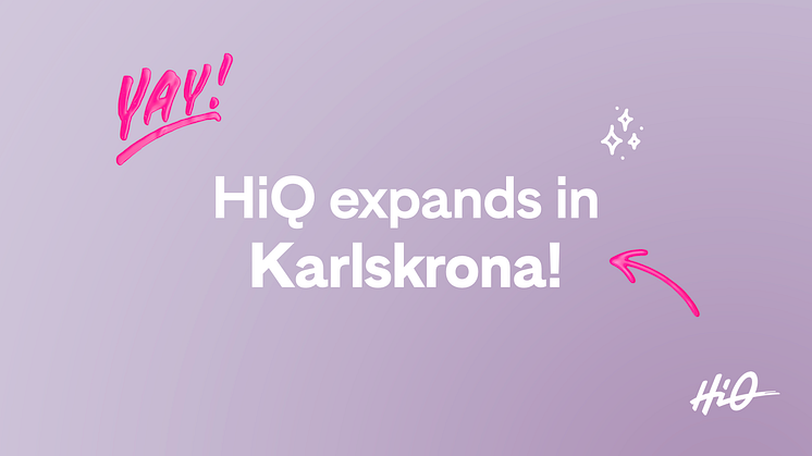 HiQ växer i Karlskrona