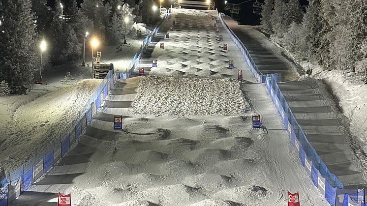 Den nya branta WC-puckeln på Idre Fjäll