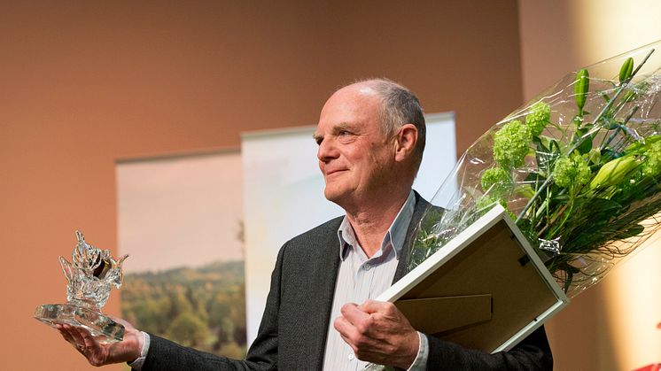 Rolf Löfgren får Artdatabankens naturvårdspris 2016. 