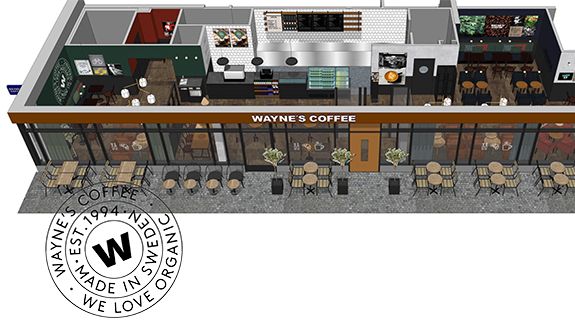 Wayne´s Coffee kommer till Sjöstaden i augusti!