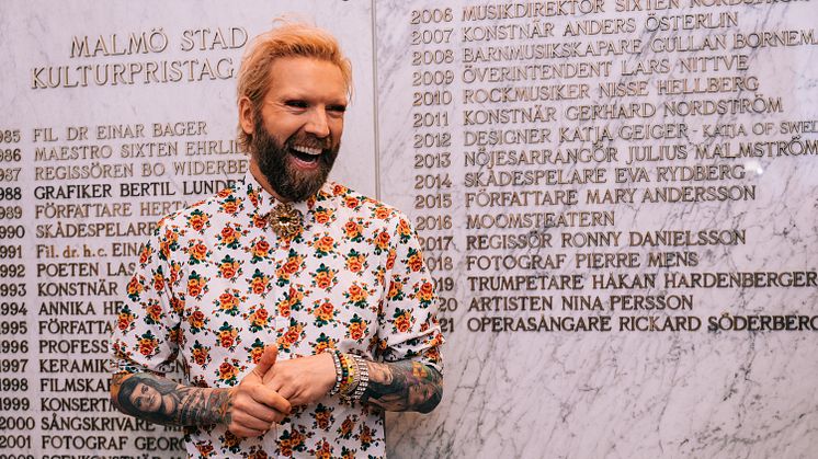 Rickard Söderberg är Malmö stads kulturpristagare 2021