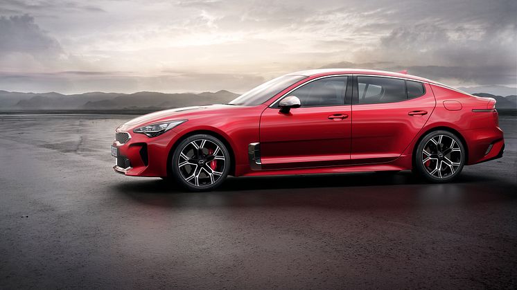 Världspremiär i Detroit: Kia Stinger