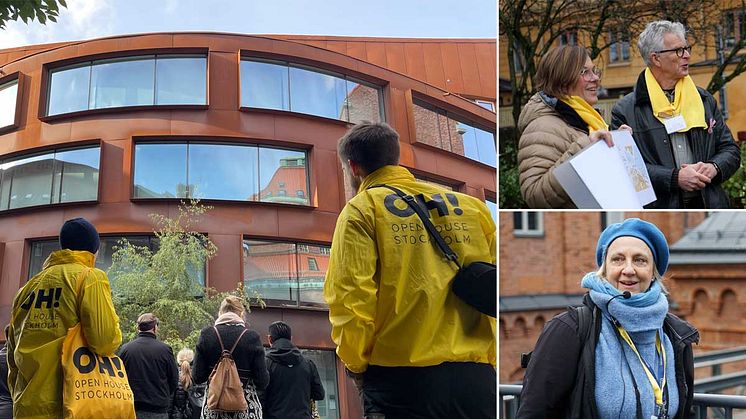 Open House Stockholm bjuder på guidade visningar i hela Storstockholm. Här är några exempel från tidigare festivaler: Arkitekturskolan vid KTH, Slussens nya bussterminal, Eva Palmqvist guidar på Kvarnholmen.  Foto: Joanna Messmer, Hawler Rabun