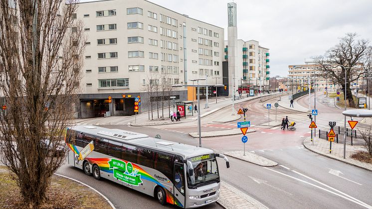 Succé för Flygbussar till Liljeholmen