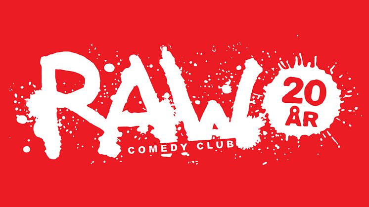 RAW 20 ÅR - ÅRETS FETASTE STAND UP SHOW I AVICII ARENA 21 OKTOBER!