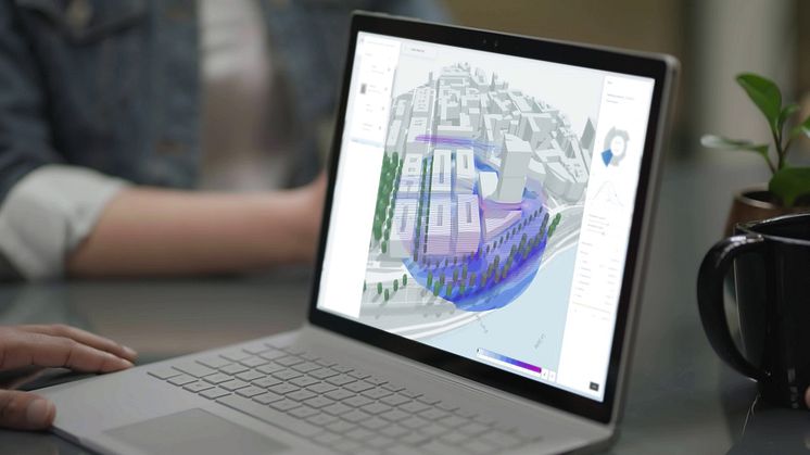 Autodesk Forma_Wind analysis on screen