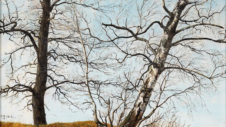 Carl Julius von Leypold, Oak and Birch, 1832. Photo: Anna Danielsson/Nationalmuseum