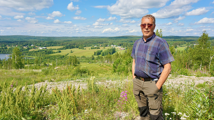 Frank Larsen i Kassjöbacken. Foto: Visit Umeå