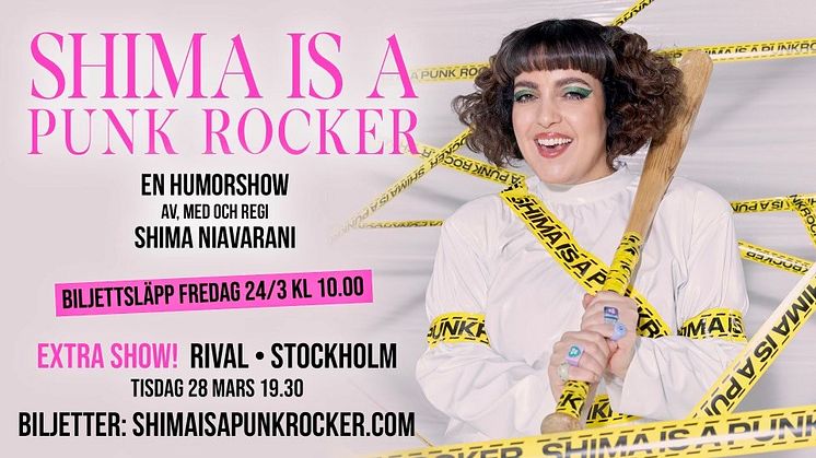 Extra show med Shima Niavarani 28 Mars