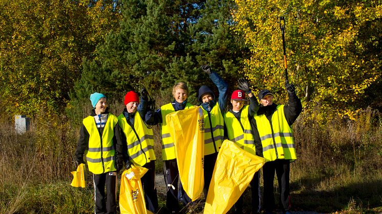 GRATTIS Vaxholm, nu städar vi! Foto: Johan De Bourg.