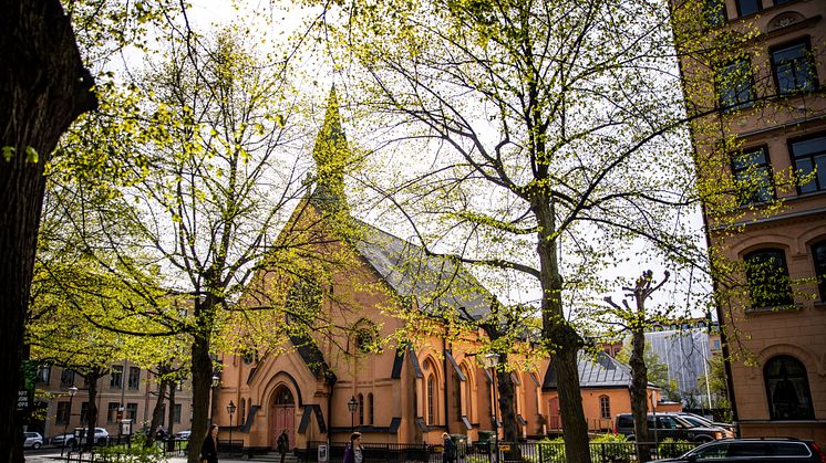 Välbekanta S:t Paulskyrkan blir nu nya Mötesplats Maria. Foto: Stockholms Stadsmission/Anna Z Ek