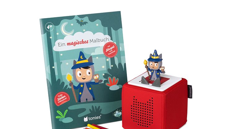 Hören und Malen: tonies® launcht “Ein magisches Malbuch”