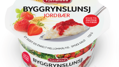 Byggrynslunsj med jordbær er tilbake