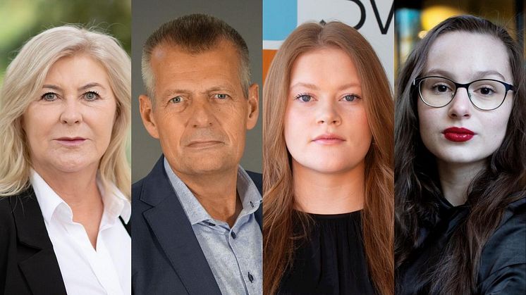 Ann-Charlotte Gavelin Rydman, Matz Nilsson, Embla Persson och Lilian Helgason.