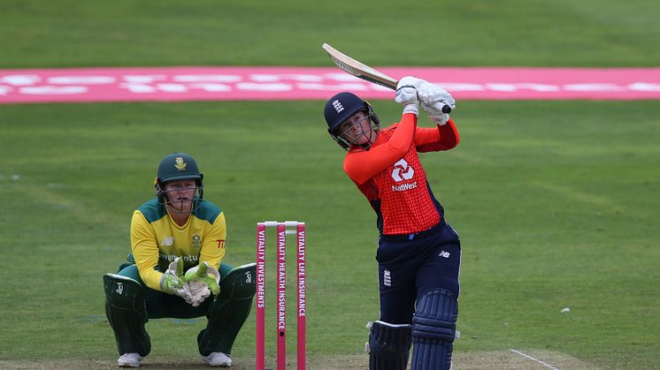 Tammy Beaumont has now hit three centuries in a row. Photo: Getty Images