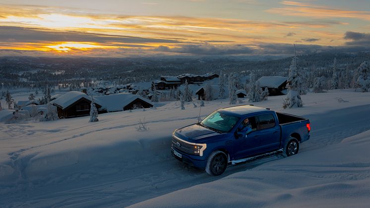 Ford F-150 Lightning Norge vinter 2023