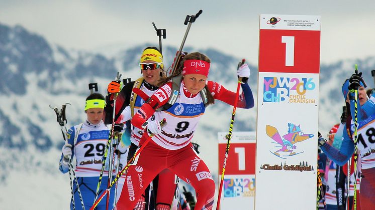 Ingrid Landmark Tandrevold på 5. plass på jaktstarten