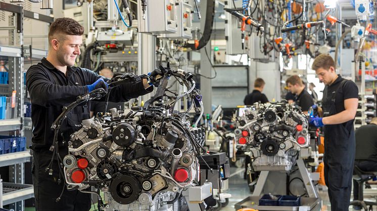 Produktion af Mercedes-AMG V8-motor