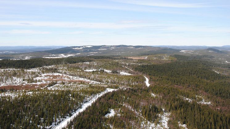 Vindpark Fageråsen. Källa: DalaVind