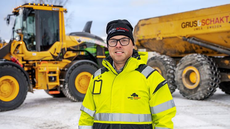 Oslagbart paket från Volvo och Swecon hos Grus Schakt i Umeå