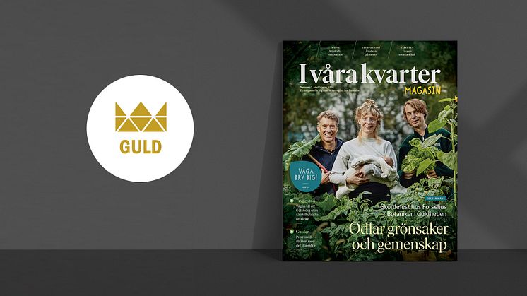 Poseidons hyresgästmagasin vann guld