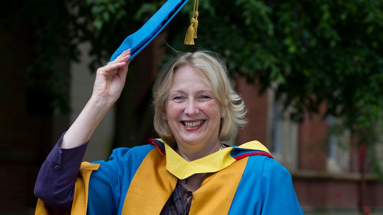 Virgin Money chief Jayne-Anne Gadhia receives Honorary Degree from Northumbria University