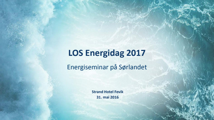 Kort fortalt om LOS Energidag Sørlandet