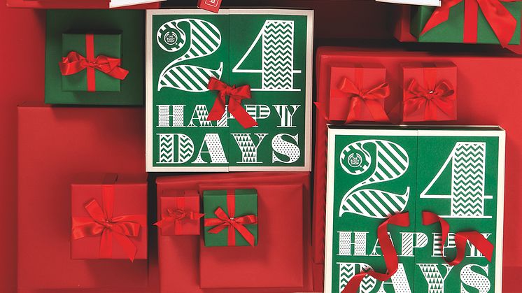 24 magiska dagar till jul med The Body Shops adventskalender