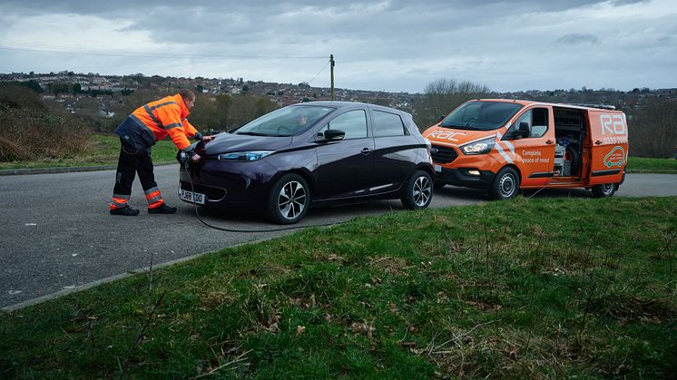 The RAC's EV Boost system in action
