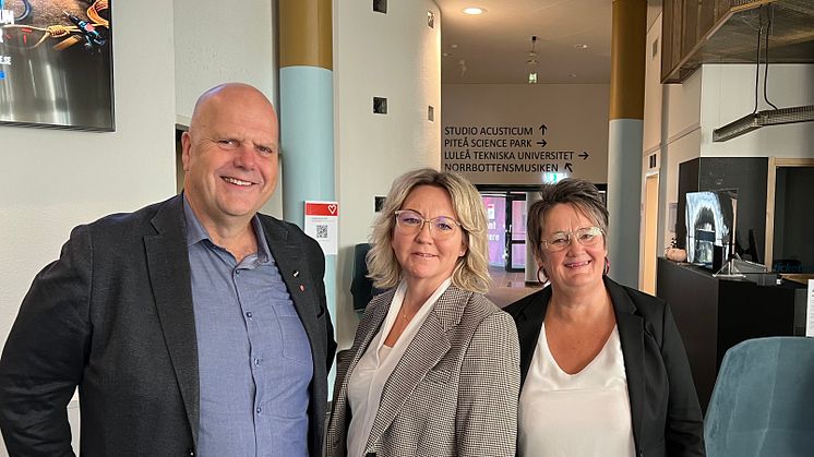 Sven-Gösta Pettersson, Eva Börjesson Öman och Ewa Karlsson Sjölander.