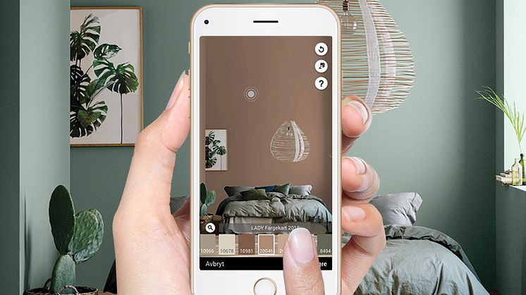 ATT VÄLJA FÄRG TILL DITT HEM HAR ALDRIG VARIT ENKLARE - Jotun lanserar appen ColourDesign