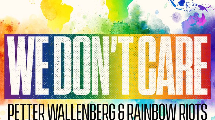 Rainbow Riots Artwork - We don't care - 3000x3000 px