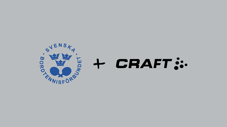 CRAFT Sportswear blir partner till svensk bordtennis