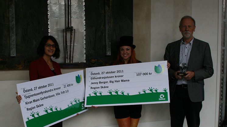 Vinnare av Skånska miljöpriset, Jenny Berger!