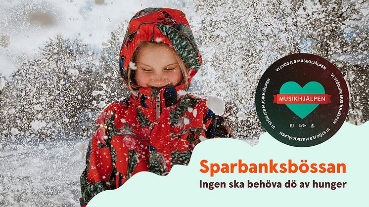 Skänk ditt bidrag till Musikhjälpen via Sparbanksbössan