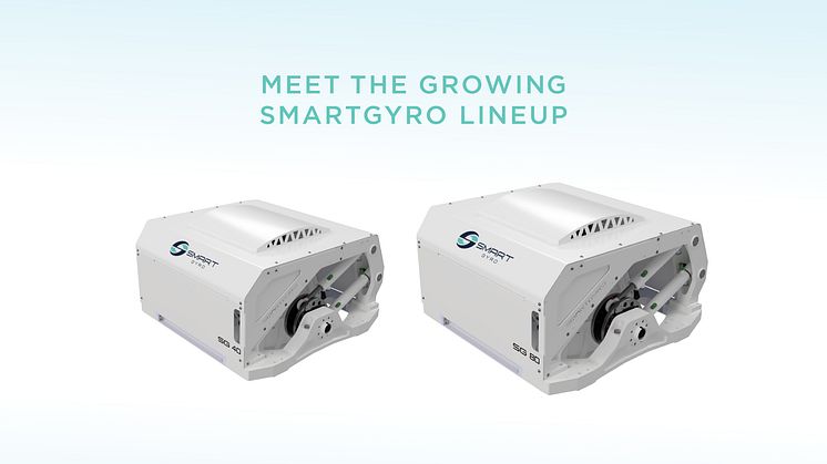 The Smartgyro SG40 and SG80 gyroscopic stabilizers