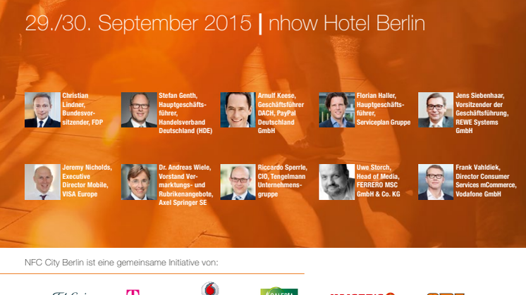 Mobile in Retail Conference 2015, Programm