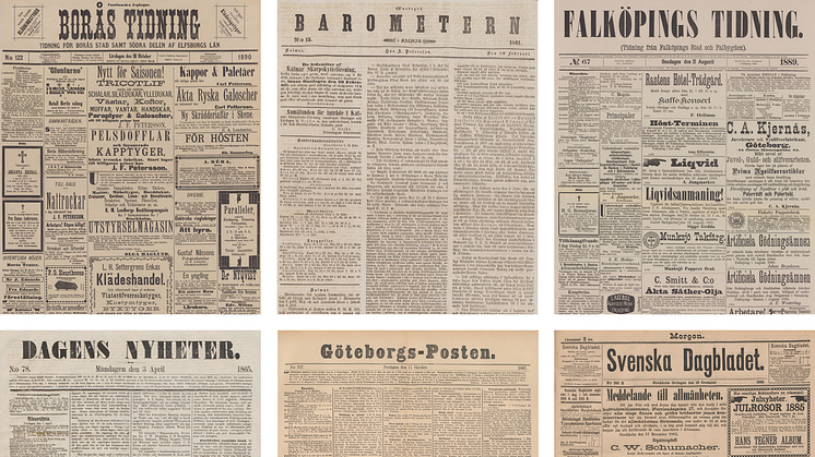 Släktforska och följ 1800-talets nyhetsrapportering – KB:s söktjänst för dagstidningar växer!