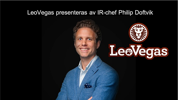 Philip Doftvik presenterar LeoVegas