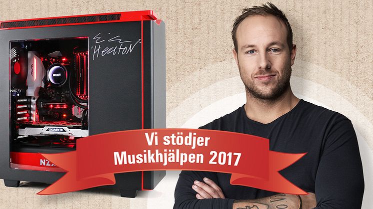 NetOnNet och HeatoN gör gemensam sak och stödjer insamlingseventet Musikhjälpen