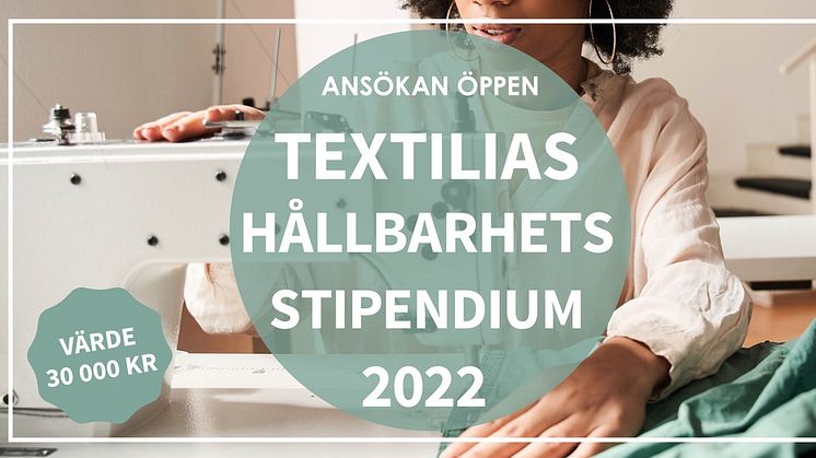 Ansök till Textilias Hållbarhetstipendium 2022