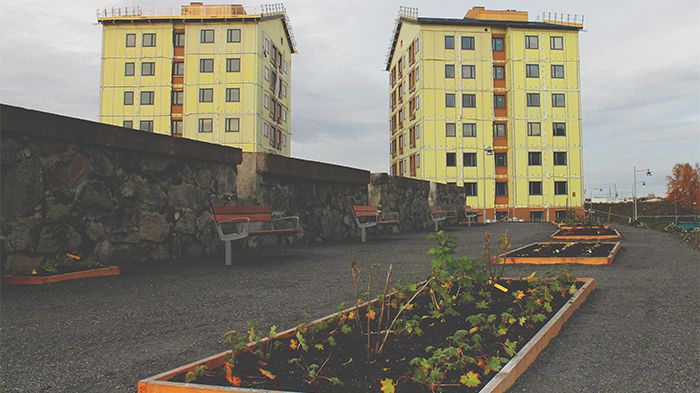 Nu byggs två Ängstorn på Nordanby Äng i Västerås, klara för inflyttning i april/maj 2017.