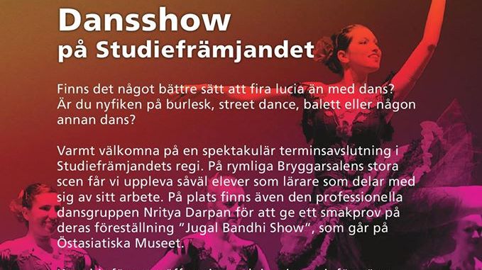 Dansshow på Studiefrämjandet 