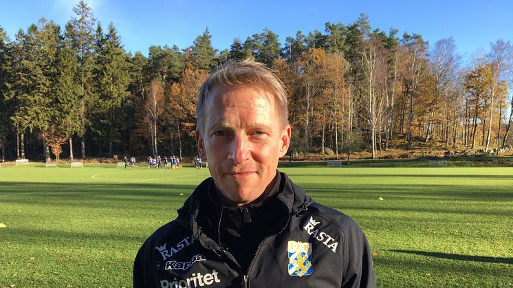 Fredrik Larsson, fysioterapeut för Sveriges herrlandslag i fotboll 